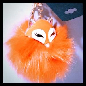Fox Key Chain with pocket latch
